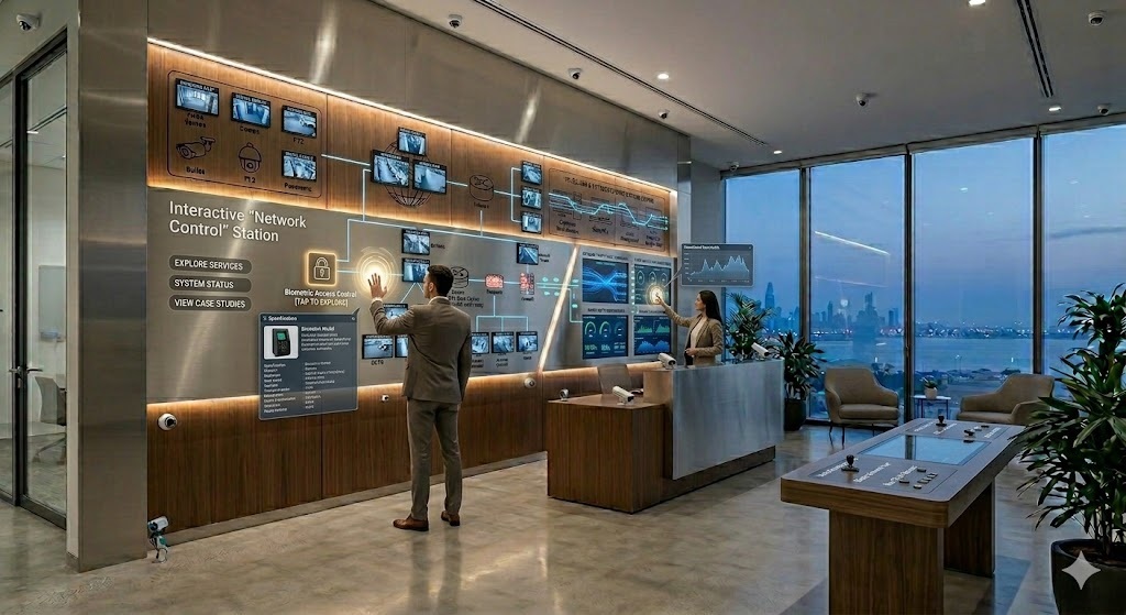 Al Kandari Computer Co. interactive network control station